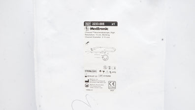Medtronic 2233-005 Channel Neuroendoscope High Resolution 13cm x 4.2 x 2.13mm(x)